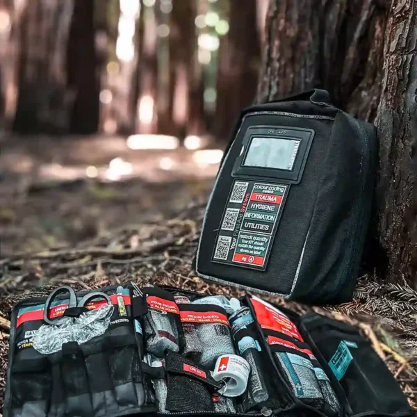 The Vehicle First Aid Kit can be used outdoors