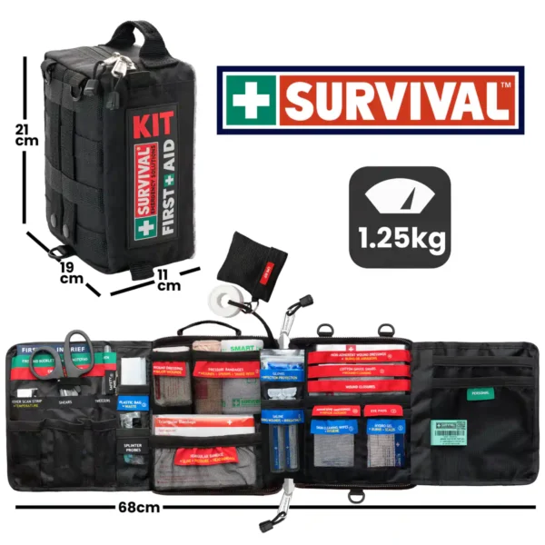 Dimensions and Weight of the Vehicle First Aid Kit