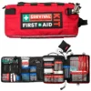 SURVIVAL Workplace First Aid KIT, open displaying contents, and closed to show the outside